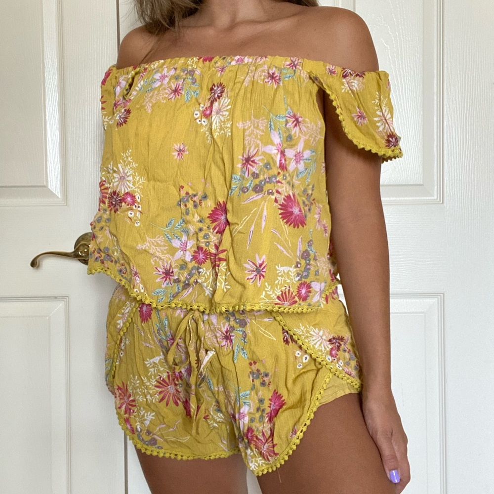 Top and skirt set